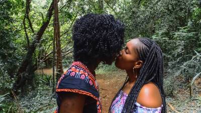 PUBLIC Walk in Park, Private African Lesbian Dildo Fuck - txxx.com