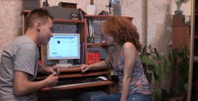 Pungent redhead russian floosy Misha is rammed - nvdvid.com - Russia