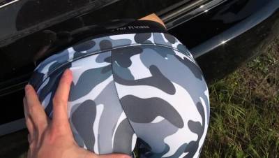Step Brother Grinding And Cum On Yoga Pants Sister While She Stuck in Trunk - porntry.com