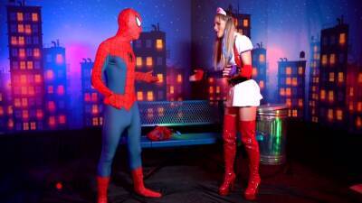 Takes Spidermans Virginity - Parody With Harley Quinn And Bo Tingley - hclips.com