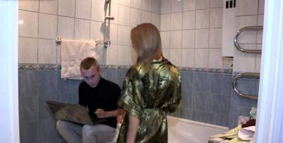 Wonderful russian redhead nymph Abby getting face fucked - nvdvid.com - Russia