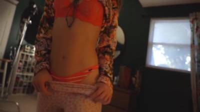 Bra And Thong Striptease Before Reverse Cowgirl And Doggy 7 Min - hclips.com