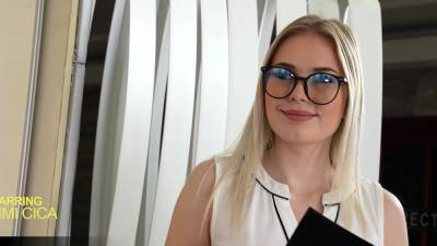 Mimi Cica - GGIRLSRIMMING - Hot blonde Mimi Cica rimming her boss - nvdvid.com