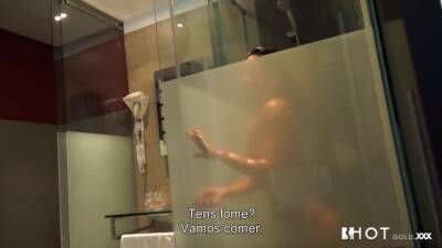 Jazmina Volcan - Latina Babe Fuckind In The Shower - upornia.com - Spain