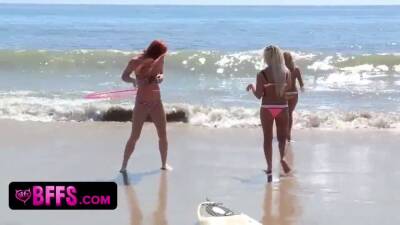 Naughty Surfer Girls Show Off Their Perfect Beach Body - sexu.com
