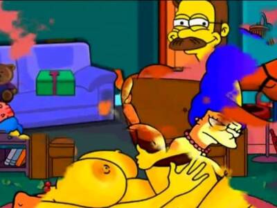 Marge Simpson real cheating wife - drtuber.com