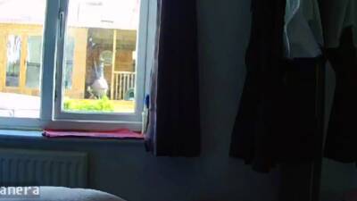 Our Danish mom naked in front of the window - icpvid.com - Denmark