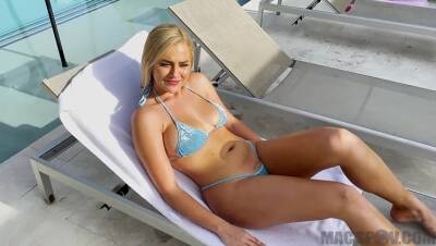 Blake Blossom - Hot Blonde Neighbor Comes Over for a Dip in the Pool and Some Dick! - xxxfiles.com