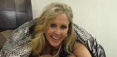 Julia Ann - POV Fox Julia Ann Strokes Cock Up And Down With Her Hand - theyarehuge.com