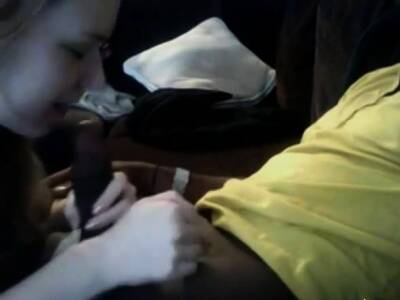 Blonde blows her friend's big black dick - nvdvid.com