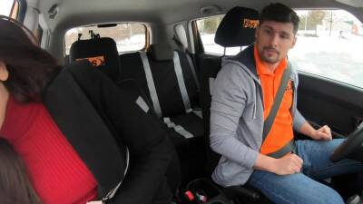Nataly Gold - FakeDrivingSchool Nataly Gold Is Not Wearing Panties - drtuber.com - Russia
