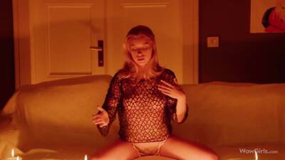 Freya Mayer - Freya Mayer In Astonishing Girl Teasing And Undressing Looking At The Camera - upornia.com - Russia