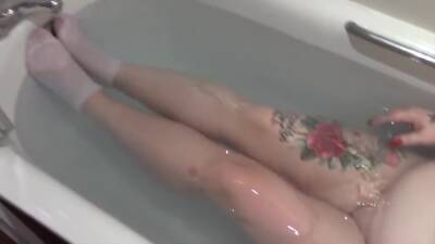 Tina - Wet Socks & Belly Rubs In The Bath - Bbw Fat Sock Tina Snua - hclips.com