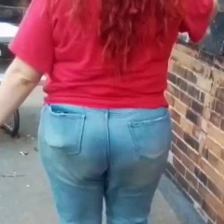 Big bbw redheads ass in tight jeans - hclips.com