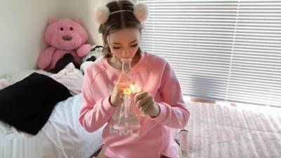 Indigo White - Christening My New Bong - hclips.com