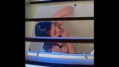 Sister caught showering after she pissed me off. Bad idea - voyeurhit.com