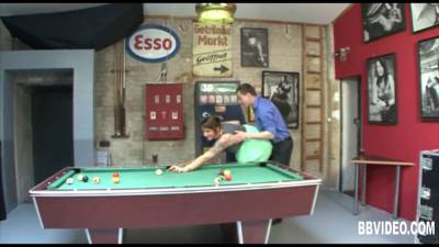 Busty german milf fuck on billiard table - sexu.com - Germany