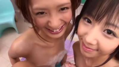 Amazing Japanese Girl Yuki Natsume, Kokoro Kawaii In Horny Threesomes, Handjobs Jav Movie - hotmovs.com - Japan