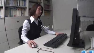 Office Dildo Play For Horny Kaoru Natsuki - hotmovs.com