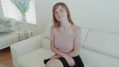 Mia - Mia Collins - A Redhead On Casting Fucks A Sex Toy And Moans From Rough Fuck In Puss - hotmovs.com