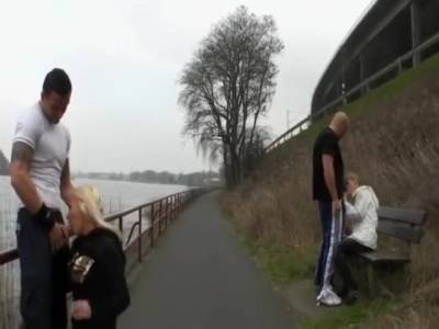 Groupsex-orgy Outdoor In Germany - Riverside The Rhine - hclips.com - Germany