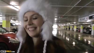 Lucianna Karel And Timea Bella - Public Restroom Get Laid With Charming Girl - upornia.com