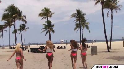 A day of summer with a horny school babes - sexu.com