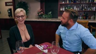 Blonde In Glasses Has Made The Bearded Man A Blowjob And Climbed On Hi - hotmovs.com