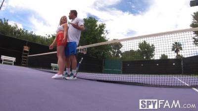 Tennis Lesson By Not Creepy Stepbrother With Serena Avery - upornia.com