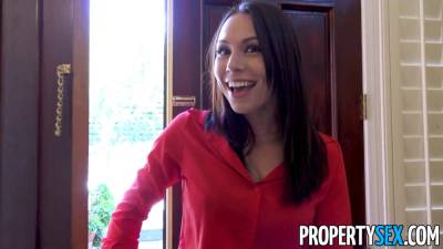 Propertysex - successful homeowner gets b-day eating cock and pussy - sexu.com