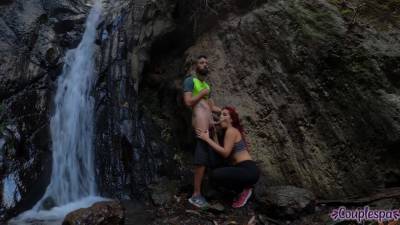 Public Sex In A Waterfall - hclips.com