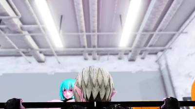 Futanari anal sex in the gym - drtvid.com