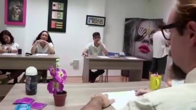Two Teens Get A Lesson On Sex By Some Old Dude - upornia.com
