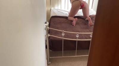 Step-dad Catches Masturbating And Gives Her Deep Anal Crempie - hotmovs.com