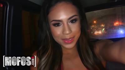 Free Premium Video Pov - Busty Thicc Latina Autumn Falls Licks Cum Off Her Big Tits - hotmovs.com
