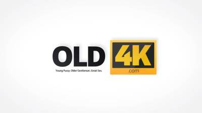 OLD4K. Experienced guy and his GF arrive home to have so desired sex - hotmovs.com
