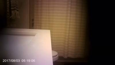 Sister Spycam Caught Pissing And Showering After Pool - voyeurhit.com