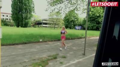 BumsBus - Mika Olsson Big Ass German Blonde Hardcore Outdoor Sex With Stranger - LETSDOEIT - sexu.com - Germany
