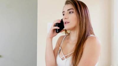 Petite brunette gets banged by her stepbrother to get money - drtvid.com