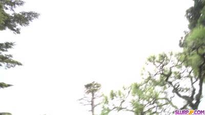 Anna Anjo - Anna Anjo gives outdoor blowjob to random guy - hotmovs.com - Japan