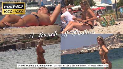 A Bunch Of Boobies - BeachJerk - hclips.com