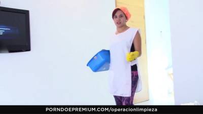 Lady - OPERACION LIMPIEZA - Deep hard fucking with hot Latina cleaning lady Rosa Roca - sexu.com