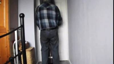 elderly sub Maria tied up and paddled - drtvid.com