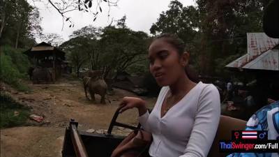 Elephant riding in Thailand with teen couple who had sex afterwards - txxx.com - Thailand