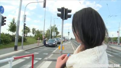 Czech Teen Convinced for Outdoor Public Sex - sexu.com - Czech Republic