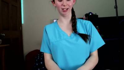 Girlfriend Cosplays As A Nurse.. Gives Exam - upornia.com