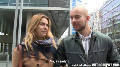 Amazing Busty Teen and Her BF Gets Money for Public SEX - sexu.com - Czech Republic