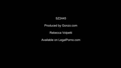 Rebecca Volpetti - Rebecca - Rebecca Volpetti 3on1 Airtight Double Penetration - hotmovs.com