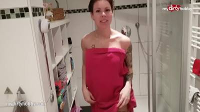Hot College Roommate Caught In The Shower She Couldnt Resist - hclips.com