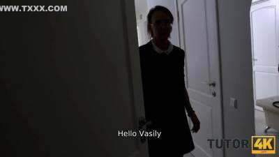 Mature Tutor Saves Son By Permitting Disciple To Taste Her Peach - upornia.com